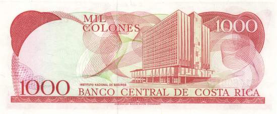 1000 Colones 6.1.1988